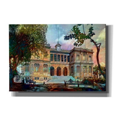 «Mexico City Museum of Geology» par Pedro Gavidia, art mural sur toile