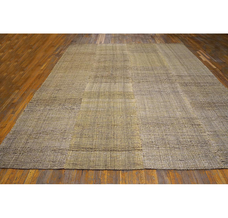 Charming Earth Tones with Allover Design Modern Shaker Flat Weave Rug 10 x 14