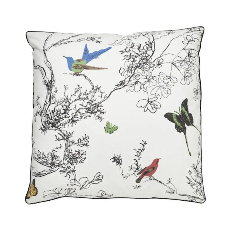 Birds & Butterflies Pillow