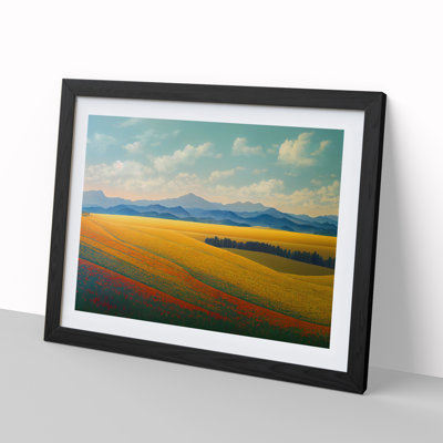 Beguiling Spring Meadow Landscape - Single Picture Frame Print