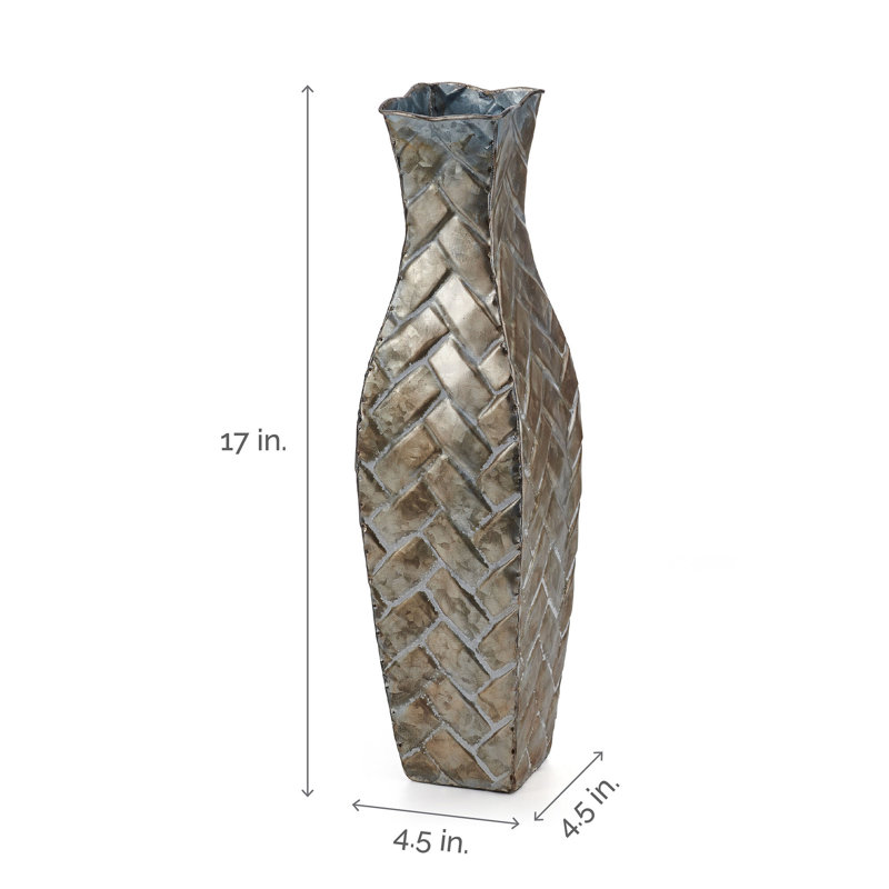 Elements Metal Table Vase