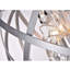 Lustre orbe en cristal 5 lumières l 18,9 po Quon-1364443759