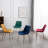 Jesamine Velvet Upholstery Dining Chair-1119799425