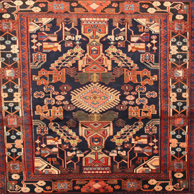Tapis traditionnel brun / beige