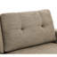 Chameau contemporain tapissé de 67,7 po de largeur, 29,8 po de profondeur, avec surface de soutien large avec pieds en bois, couleur principale, matériau, espace détente