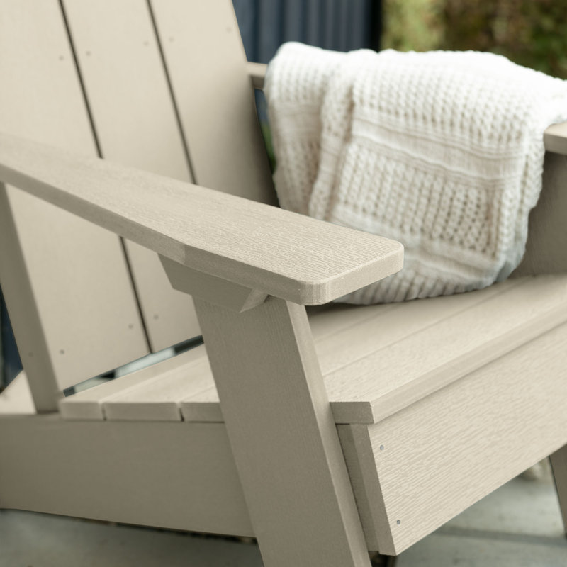 Chaise Adirondack en plastique Byrnes, Blanchir