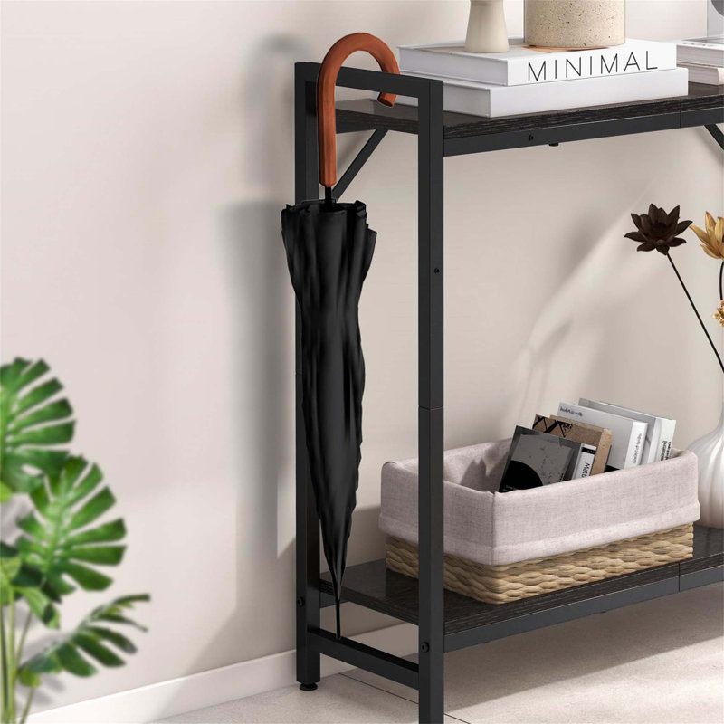 Annam 75cm Console Table, Black