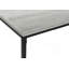 Table basse contemporaine contemporaine en métal gris, parfaite pour les petits salons et les décors modernes.-699199388-699199389