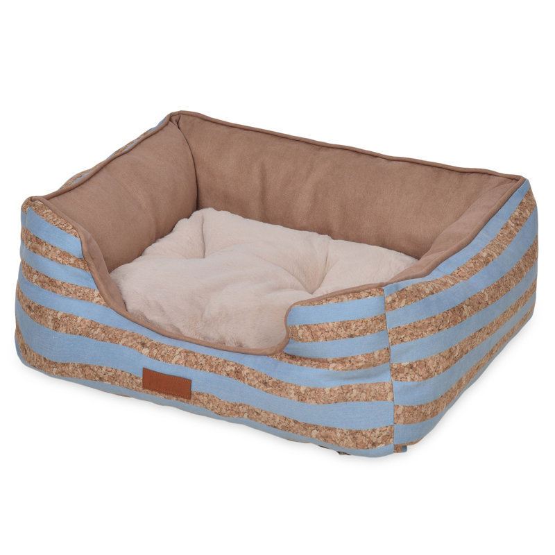Kathleen Striped Pet Bed, 18cm H x 47cm W x 41cm D
