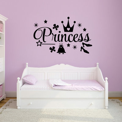 Décalcomanie murale princess