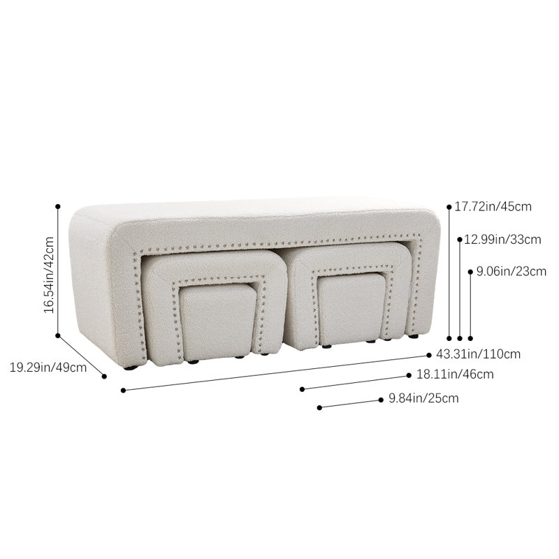 Teddy Upholstered Bench