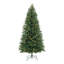 Arbres de Noël naturels verts pré-éclairés avec lumières multicolores arc-en-ciel, options 6,5 pi et 7,5 pi avec base en métal-2016230698