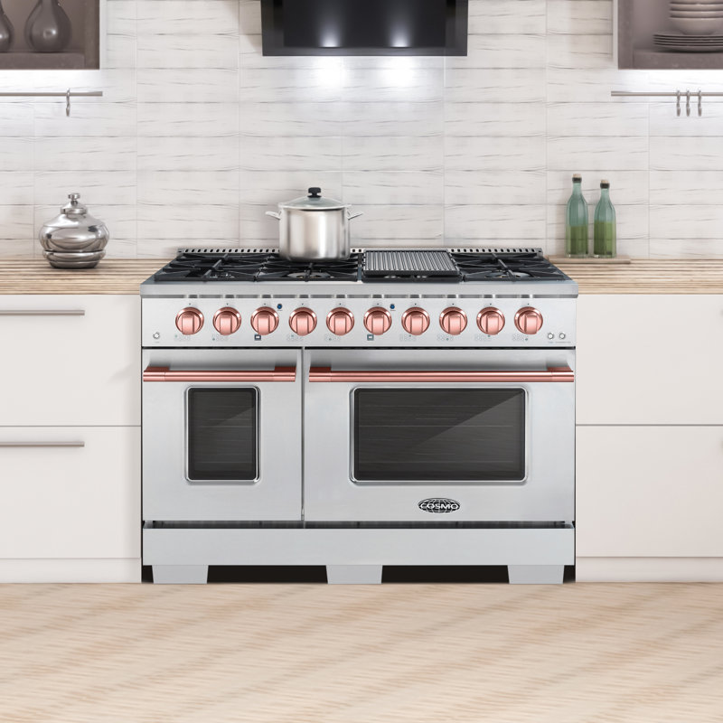 48" 5.5 cu.ft. Freestanding Natural Gas, Rose Gold
