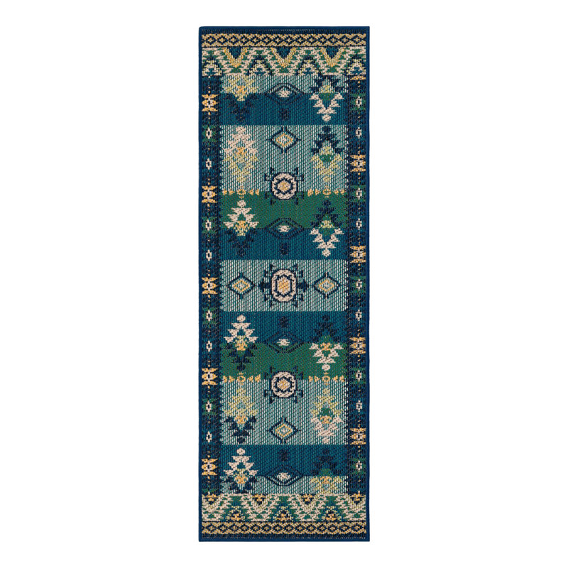 Ciudad Marlenia Indoor/Outdoor Area Rug, Tapis de couloir 2 pi x 6 pi 1 po
