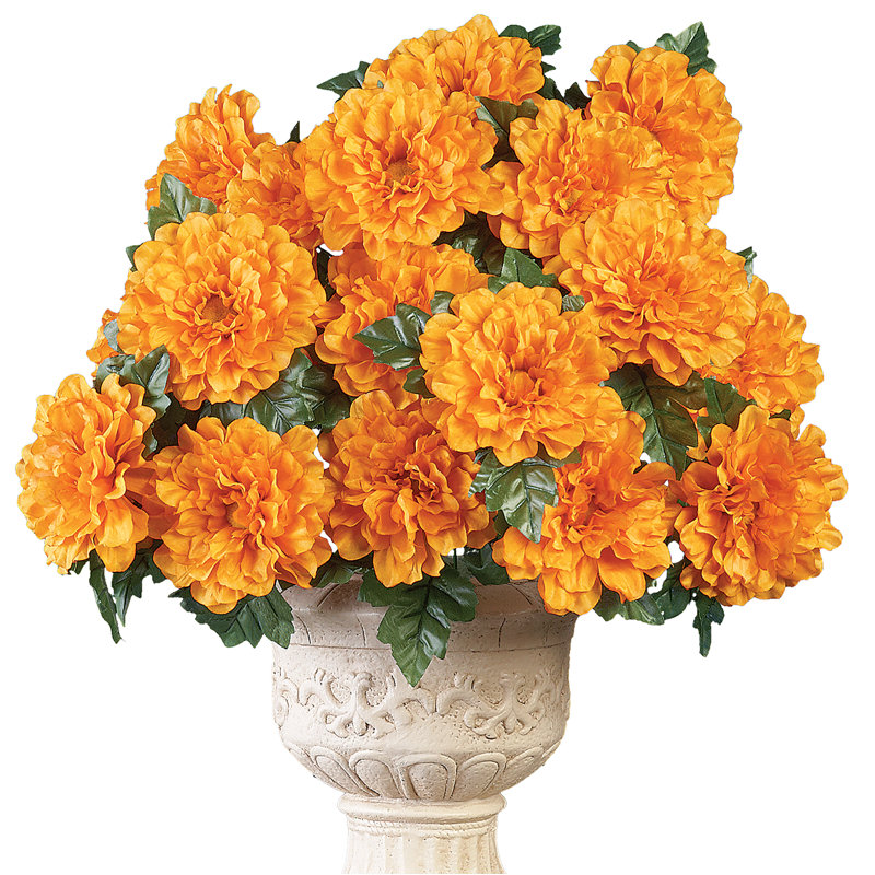 Zinnia Arrangement in Jar, Orange