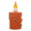 Le Holiday Aisle® 7 po Bougie orange Jack avec lumières DEL