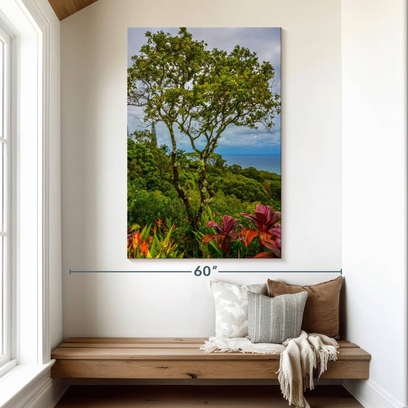 Harnek, Hawaï, arbres tropicaux, H 51 po x l 34 po