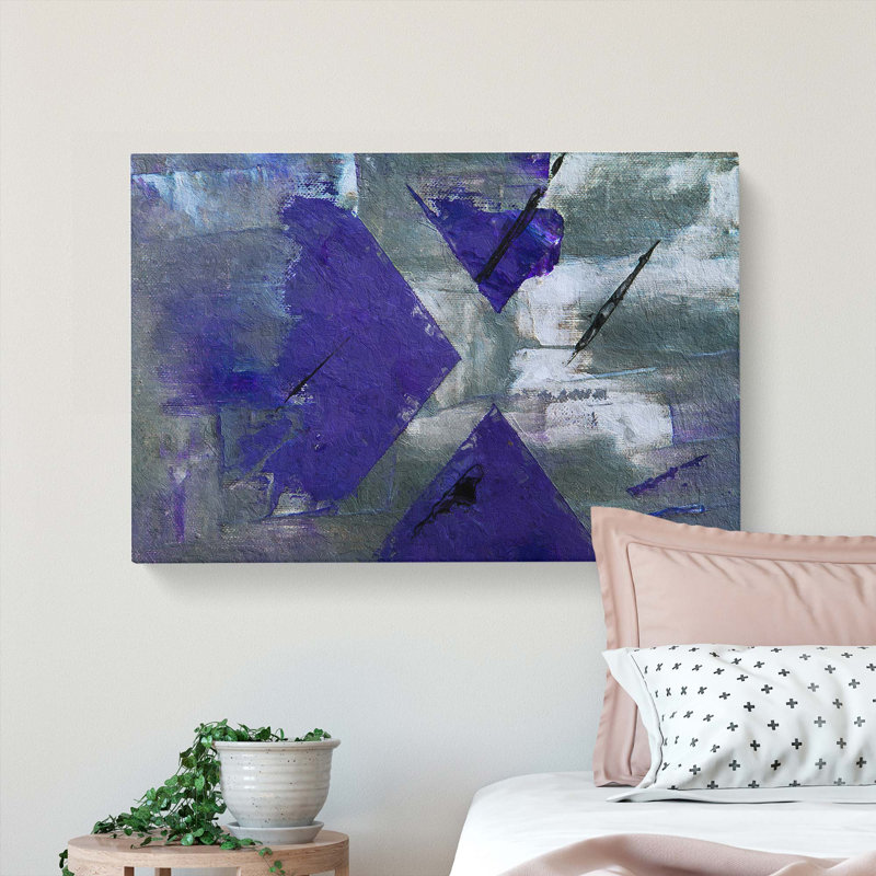 Abstract Art Painting Vol.357 - Wrapped Canvas Painting, 35cm H x 50cm W x 3cm D