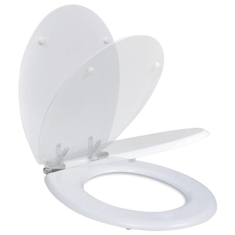 Cebert Round Standard Toilet Seat, White