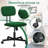 23'' Lamb Wool Armless Task Chair - Adjustable Swivel with Tufted Back-194758906-194758907