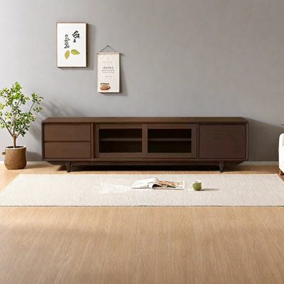 Modern Minimalist TV Stand with Ample Storage
