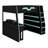 Functional Loft Bed System with Multi-Storage, Customizable RGB Lighting, and Desk with Variable Placement-2087636564