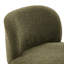 Chaise d'appoint rembourrée Boucle, vert olive-774728345