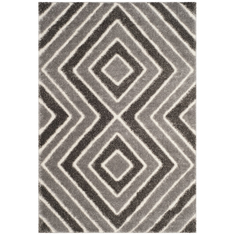 Wideman Shag Performance Geometric Rug, Rectangle 5'1" x 7'6"