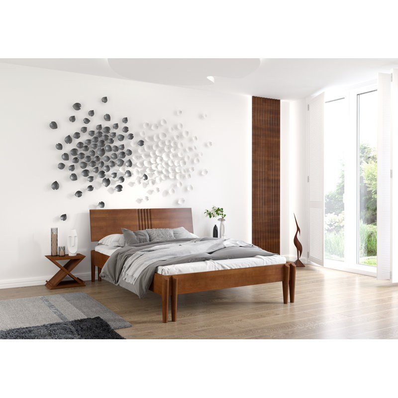 Solid Wood Bed, Super King (6'), Walnut
