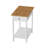 Small Side Table with Drawer - Nightstand with Shelf for Bedroom or Dorm - Narrow End Table for Living Room or Entryway