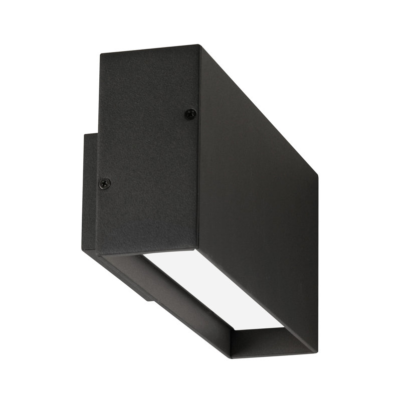 Kendal 10cm H Integrated LED Outdoor Flush Mount, Dark Grey