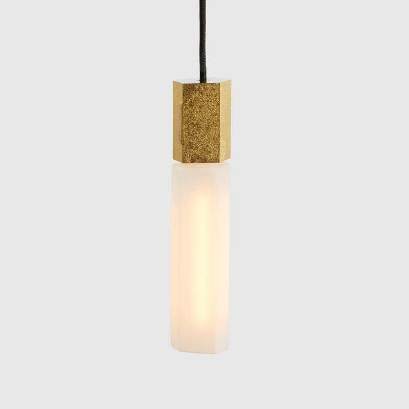 Basalt 1 - Light Pendant, Brass