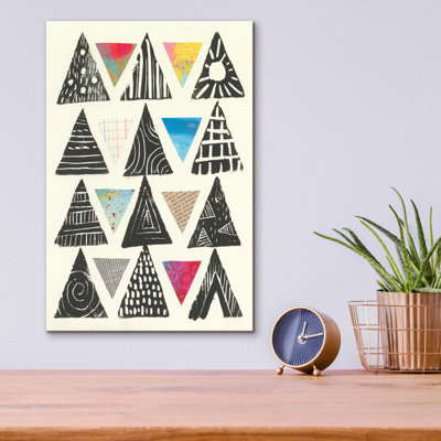 'Triangles by Courtney Prahl, Acrylic Glass Wall Art