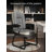 Metal leather office chair with foot pedals