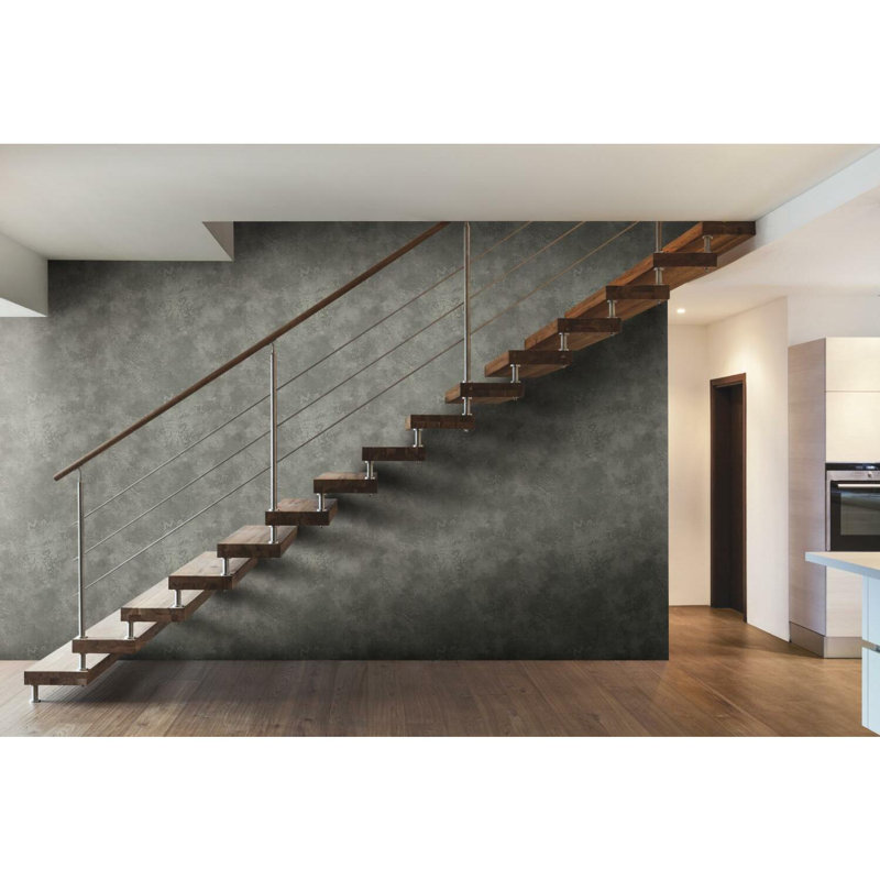 Rouleau de papier peint 34,5 pi x 27,56 po Urban Oasis Relic, Anthracite