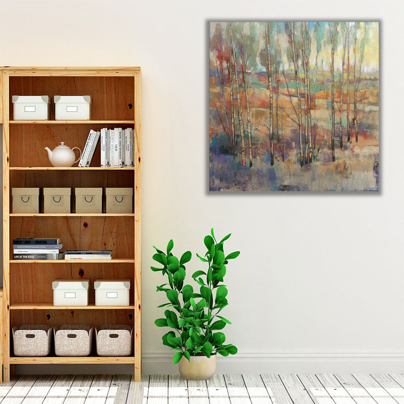«Kaleidoscopic Forest II», reproduction d'art sur toile, H 30 po x l 30 po