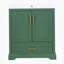 Meuble-lavabo autoportant 30 po avec lavabo, panneau de fibres à densité moyenne et structure en bois massif, 1 tiroir séparateur et 2 portes à fermeture en douceur (double tablette sur la porte)-2085081755