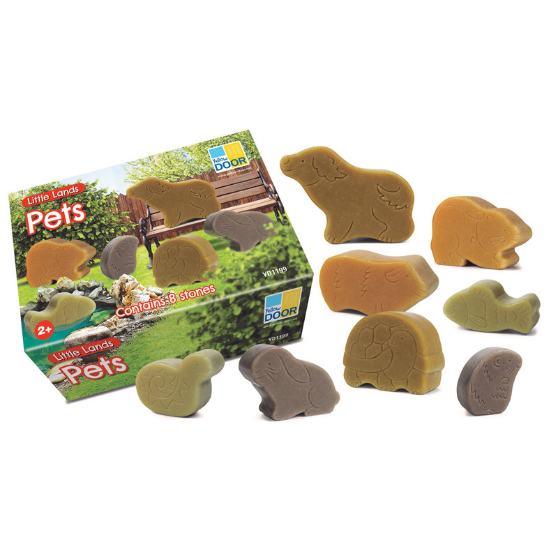 Petits animaux de compagnie de Little Land avec ensemble de 8