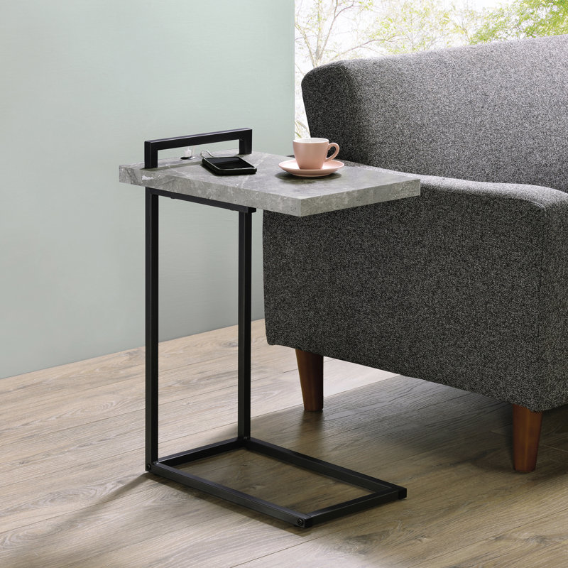 Table de bout Keiontae C, Gris