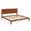 Lit plateforme en bois de bambou-1258200363