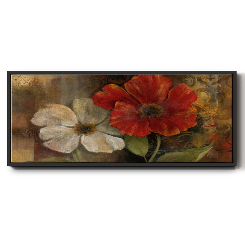 Perfect Pair II- Framed Canvas, 20" H x 50" W