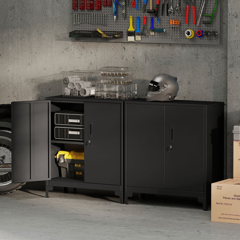 80cm Wide 0 -Drawer File Cabinet, Black