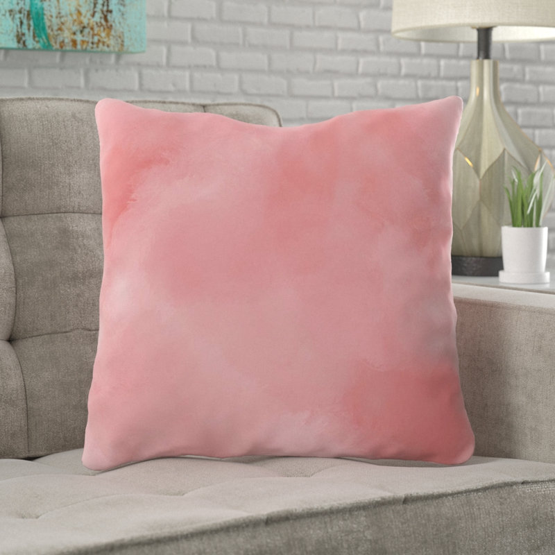 Coussin décoratif paint Essex, Microsuède, Intérieur