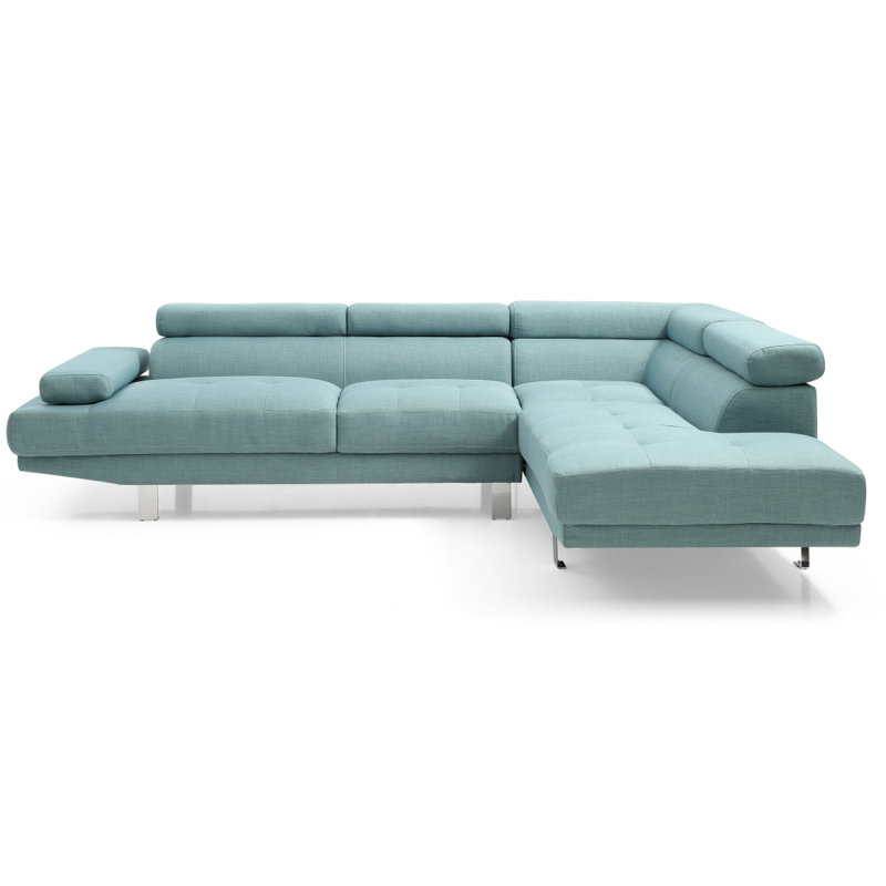 Canapé modulaire Modern River, Sarcelle