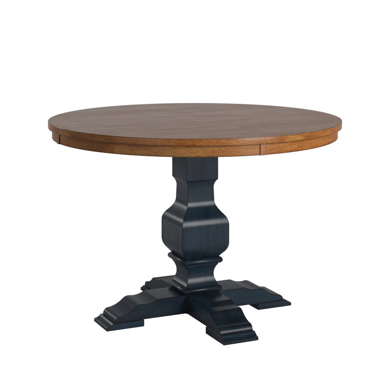 Table de salle à manger Marcotte, Denim antique