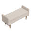 Tabouret de rangement en velours Teddy