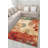 Multi Color Mixed Floral Motifs Pattern Creative Modern Decorative Machine Washable Area Rug-2144181581