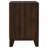 Anza Walnut 2-Drawer Nightstand Bedside Table