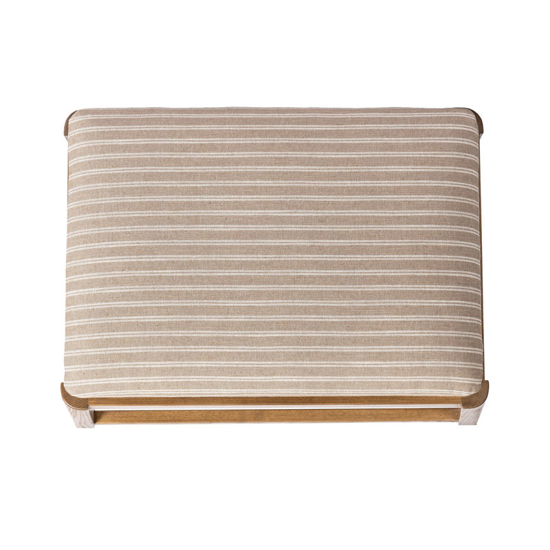 Eleanor Upholstered Stool, Rodin Sand