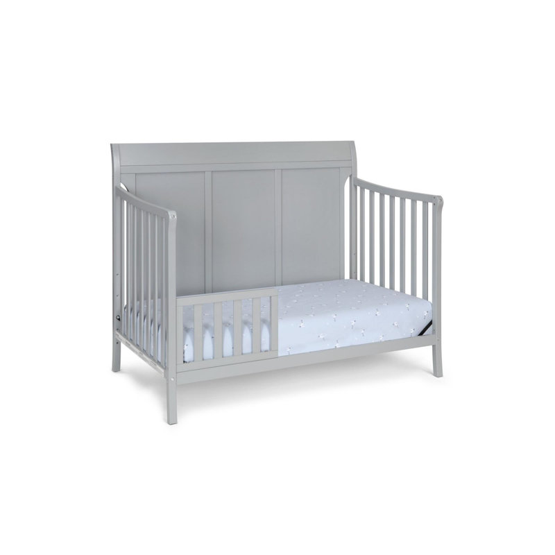 Lit de bébé convertible 4-en-1 Shailee, Gris